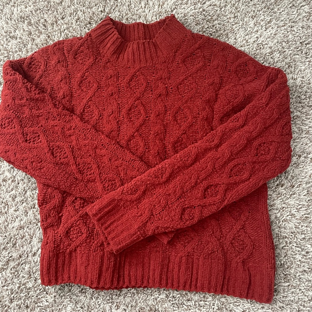 knit turtle neck sweater